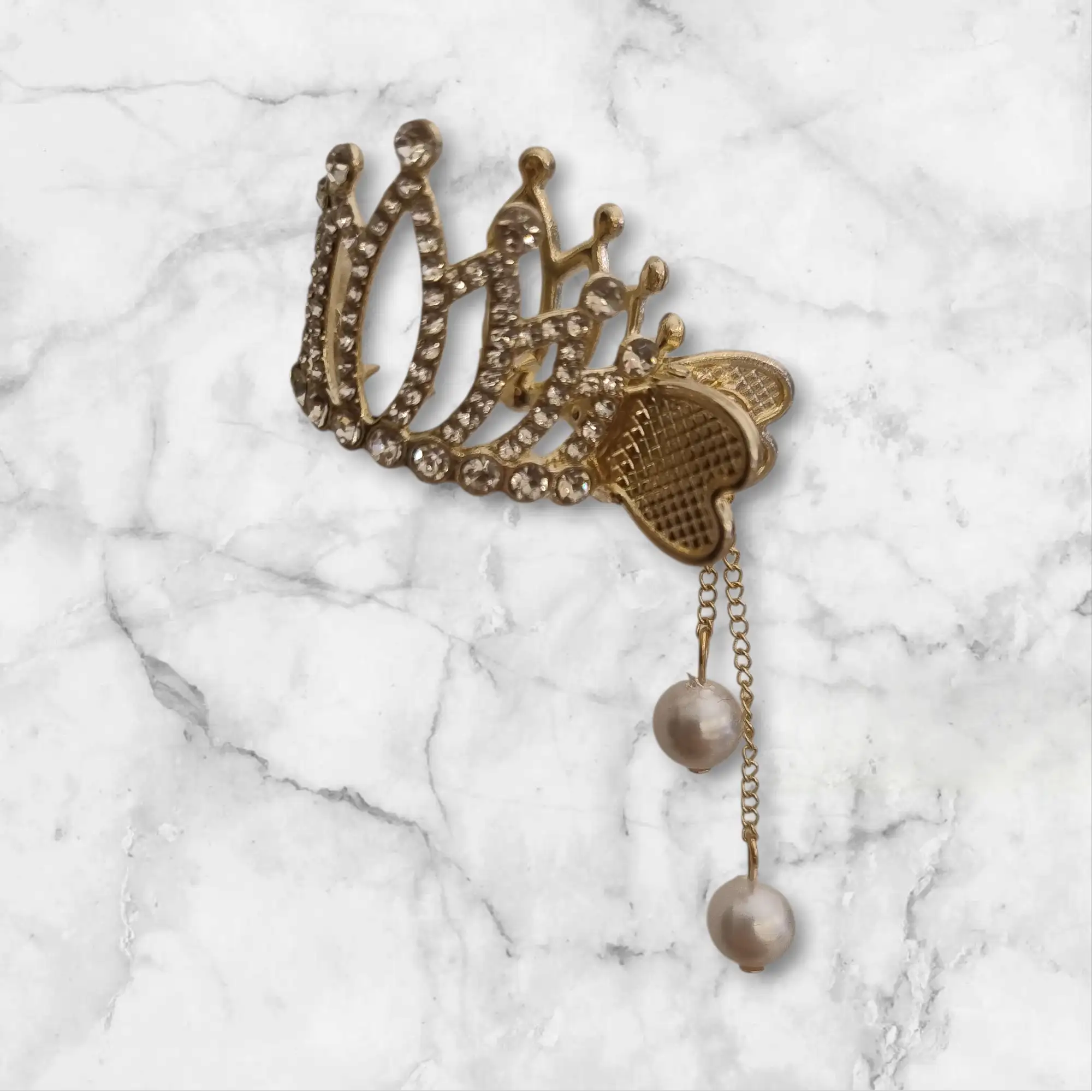 Hebilla Mariposa Dorada